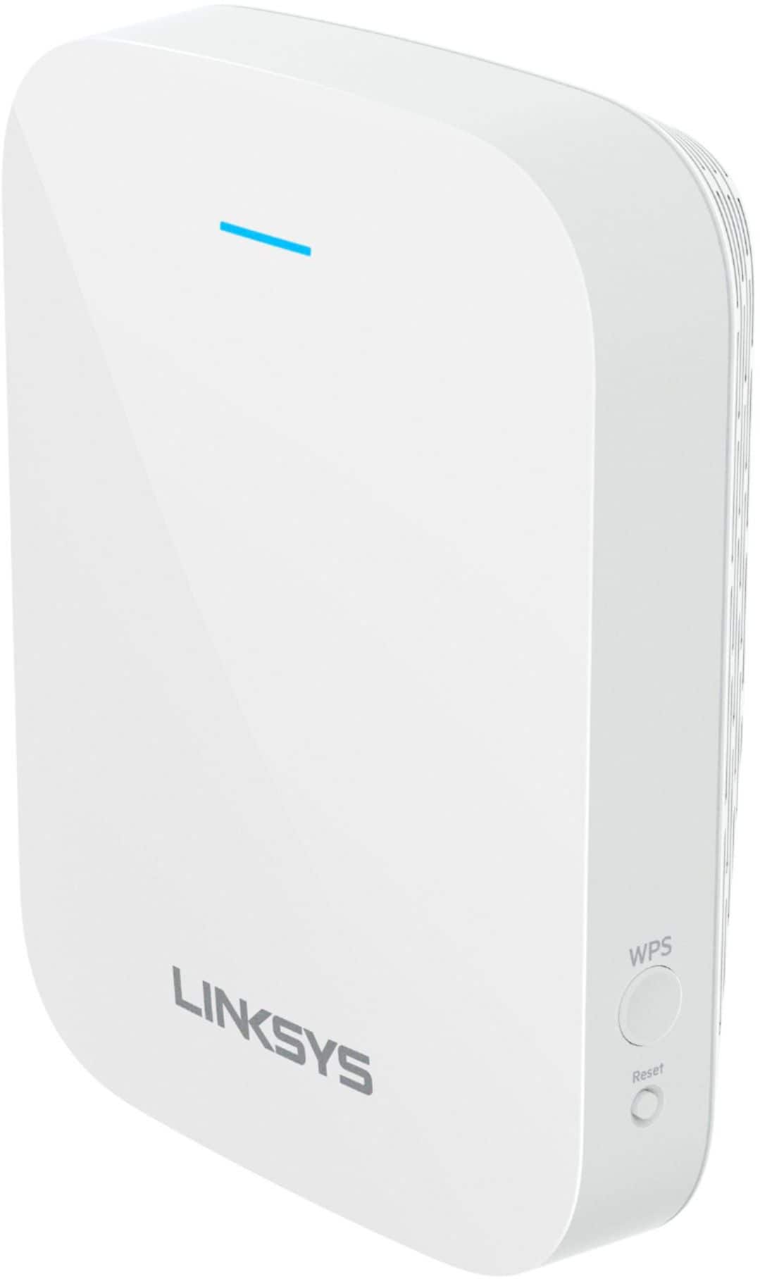 Alt View 13. Linksys - Max-Stream Wi-Fi 6 Range Extender - White.