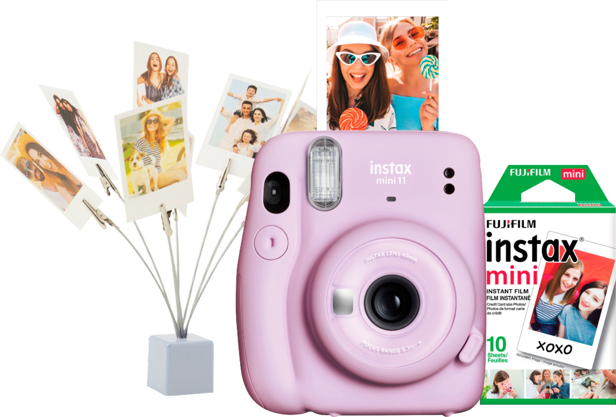 Melodrama maniac Troosteloos Fujifilm Instax Mini 11 Camera Bundle Lilac Purple 600021728 - Best Buy