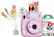 Front. Fujifilm - Instax Mini 11 Camera Bundle - Lilac Purple.