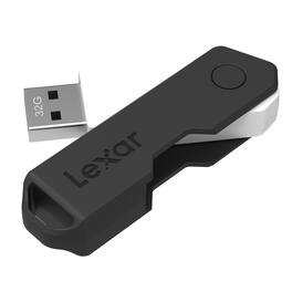Lexar - JumpDrive TwistTurn2 USB 2.0 Flash Drive 32 GB - Black