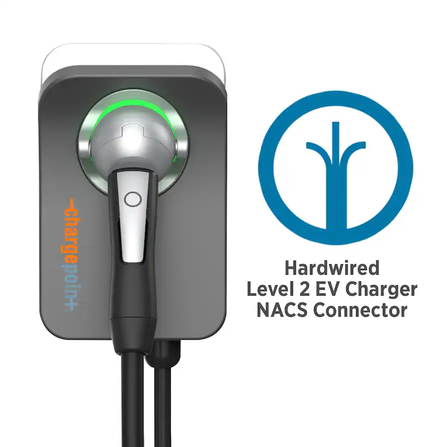 ChargePoint Home Flex Level 2 EV Charger NACS, Hardwired EV Fast Charge ...