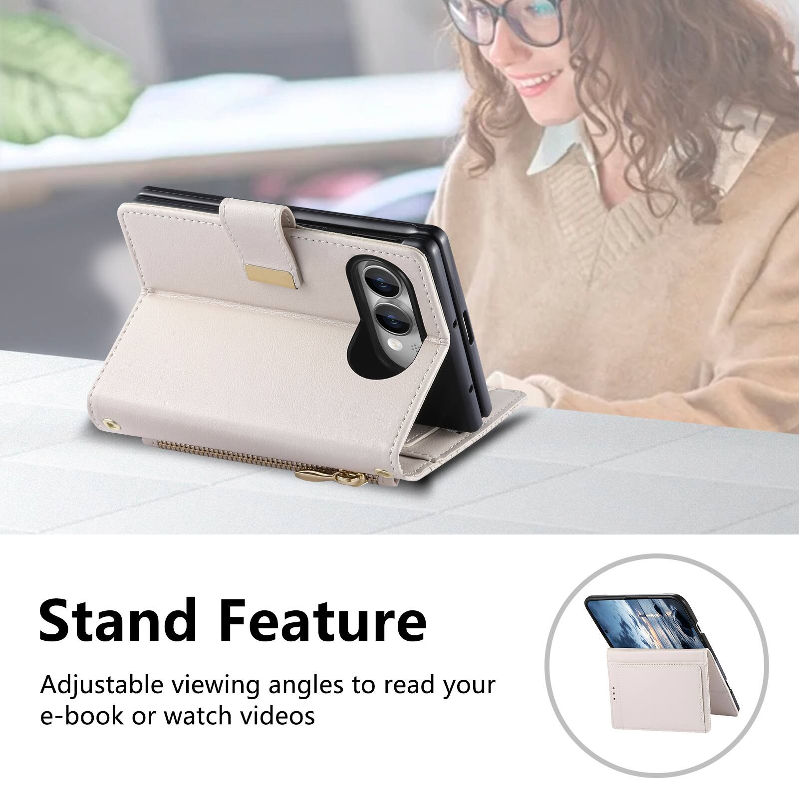 Stand Feature

Adjustable viewing angles to read your e-book or watch videos