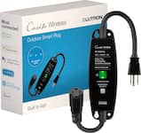 Lutron - Caseta Weatherproof+ Outdoor Smart Plug for Landscape and String Lighting, On/Off Switch - Black