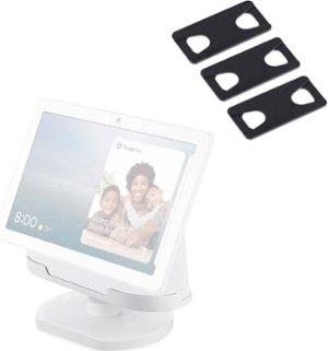 Wasserstein - Adjustable Stand with Lens Cover for Nest Hub Max - Chalk
