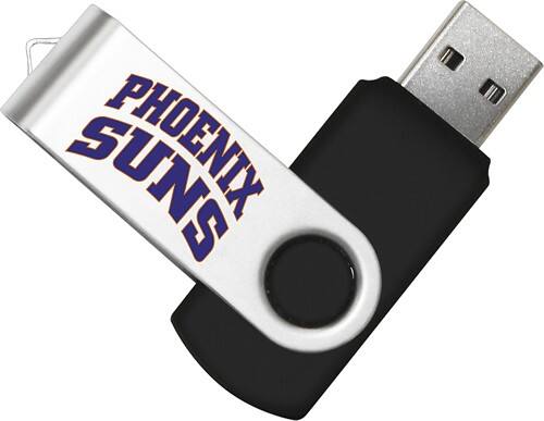 Front Standard. Tribeca - Phoenix Suns 8GB USB 2.0 Flash Drive - Black/White.