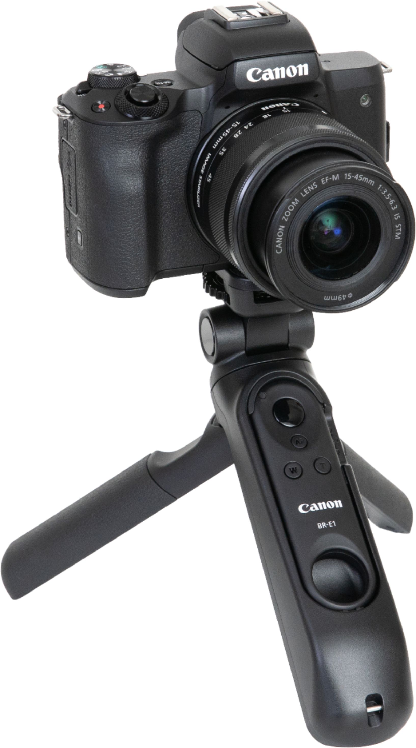 カメラ デジタルカメラ Canon EOS M50 Mark II Mirrorless Camera with EF-M 15-45mm Lens Content  Creator Kit Black 4728C052 - Best Buy