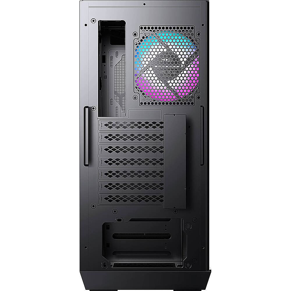 Back View: MSI - Aegis Gaming Desktop - i7-10700K - 16GB Memory - NVIDIA GeForce RTX 3080 - 2TB HDD + 1TB SSD