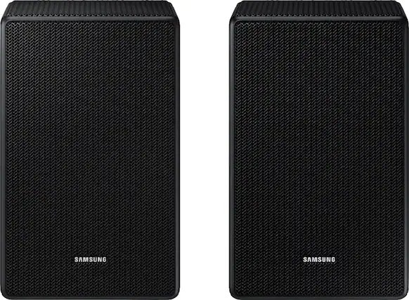 Front. Samsung - SWA-9500S/ZA 2.0.2 Channel Wireless Rear Speaker Kit, Dolby Atmos/DTS:X - Black.