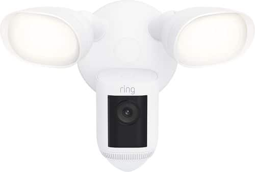 Ring Floodlight Cam Pro Wired Security Camera - White