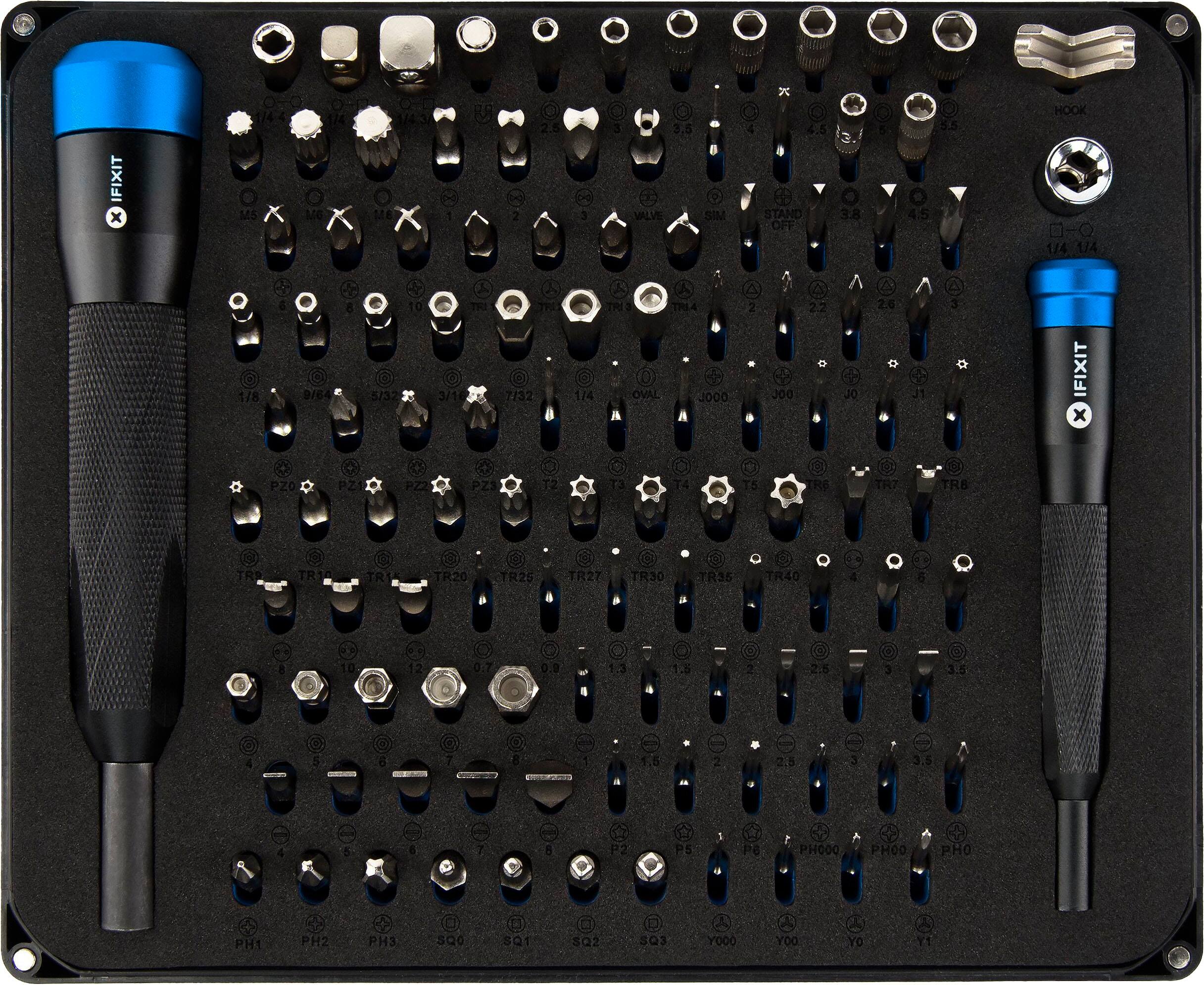 Front. iFixit - Manta Bit Set - 112 Bit Driver Kit.