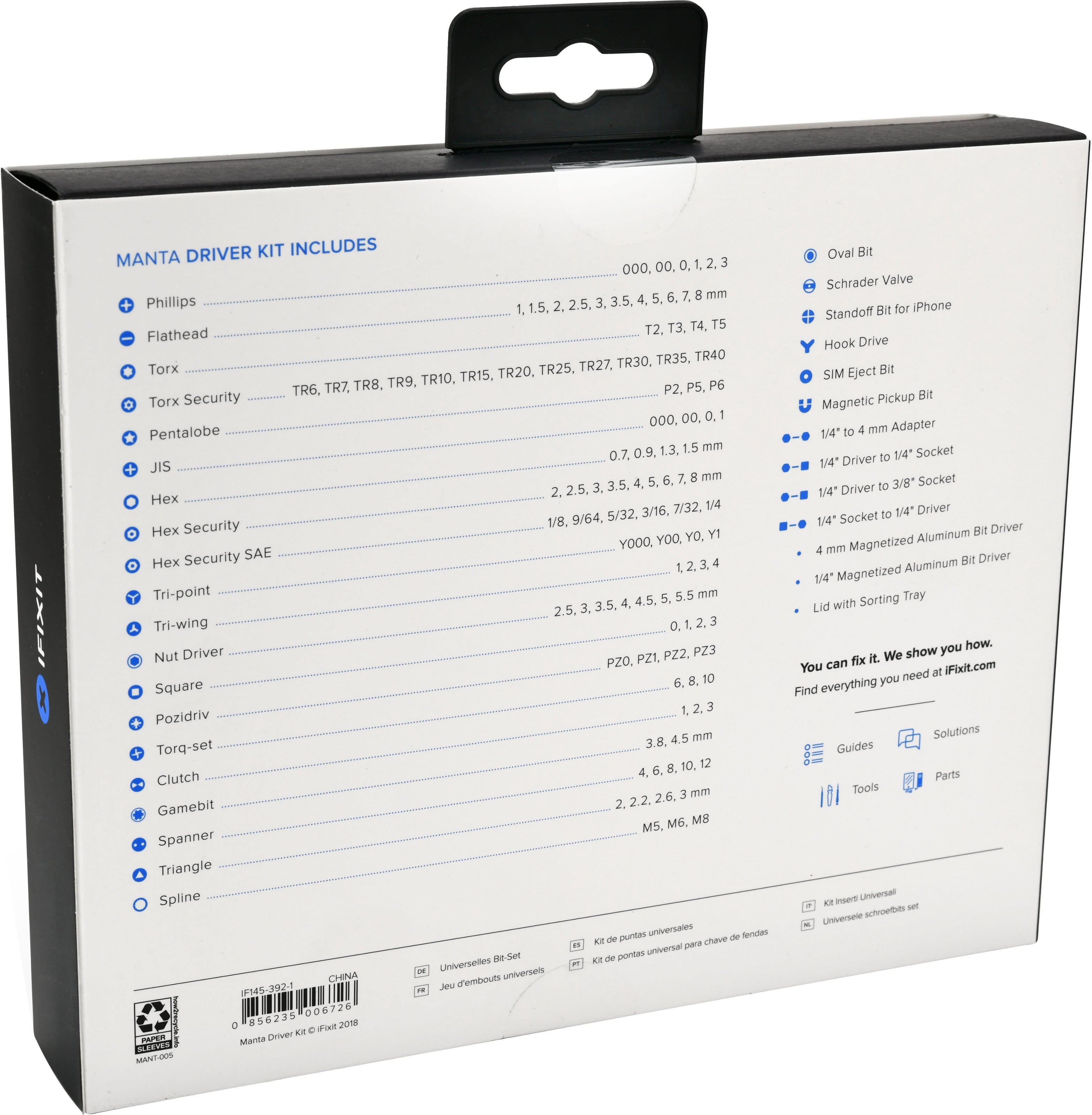 Alt View 13. iFixit - Manta Bit Set - 112 Bit Driver Kit.