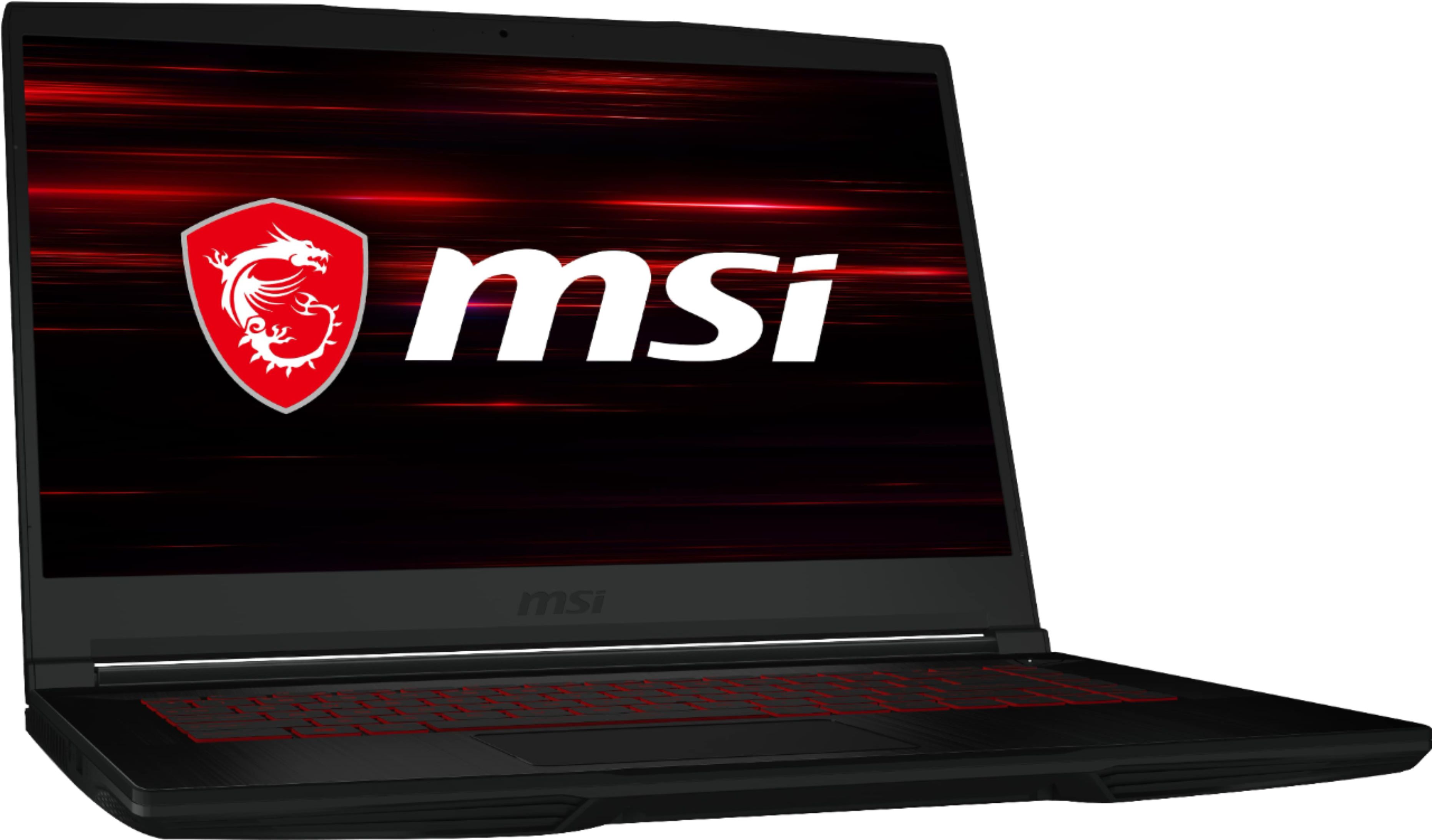 MSI GF63 Thin 15.6 Gaming Laptop, Intel Core i5-11400H, NVIDIA GeForce GTX  1650, 8GB Memory, 256GB NVMe SSD, Windows 11, 11SC-693