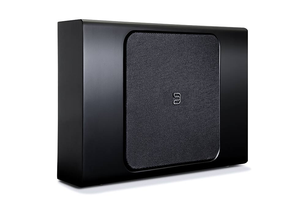Angle. Bluesound - PULSE SUB+ Wireless Powered Subwoofer - Black.
