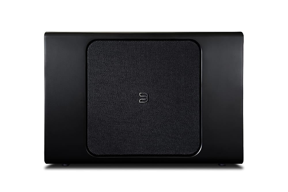 Front. Bluesound - PULSE SUB+ Wireless Powered Subwoofer - Black.