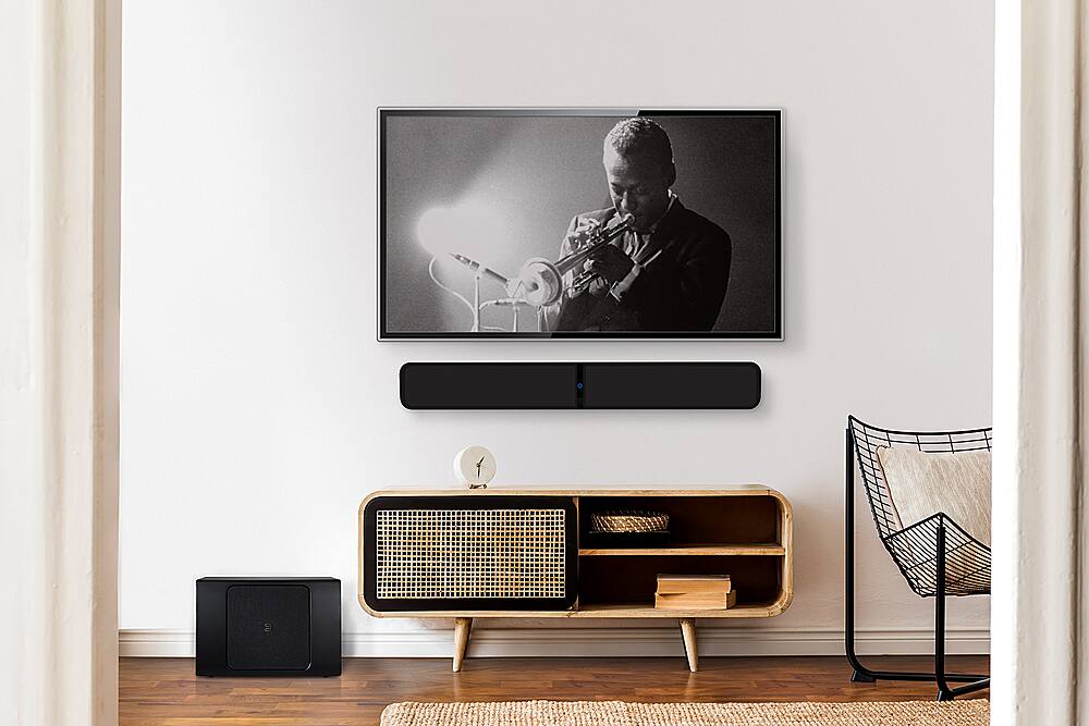 Alt View 12. Bluesound - PULSE SUB+ Wireless Powered Subwoofer - Black.