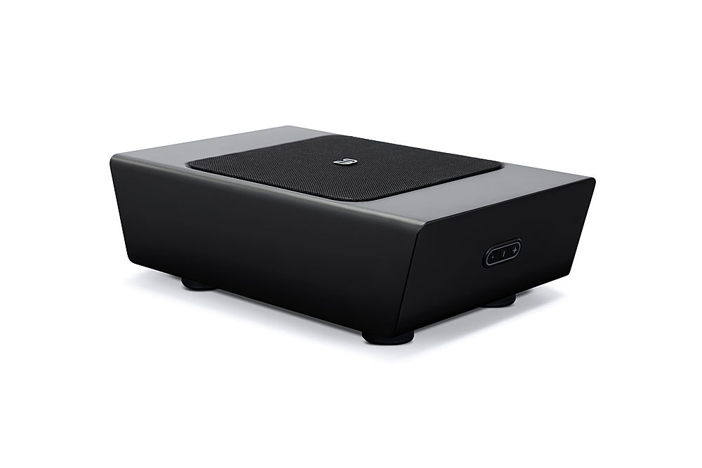 Left View: Bluesound - PULSE SUB+ Wireless Powered Subwoofer - Black
