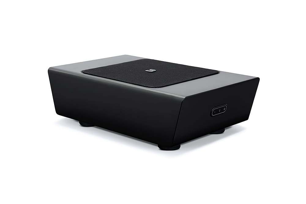 Left. Bluesound - PULSE SUB+ Wireless Powered Subwoofer - Black.