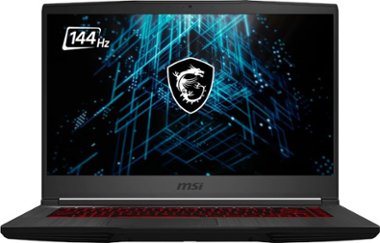 MSI - GF65 15.6" 144hz Gaming Laptop - Intel Core i5 - NVIDIA GeForce RTX3060 - 512GB SSD - 8GB Memory - Black - Front_Zoom