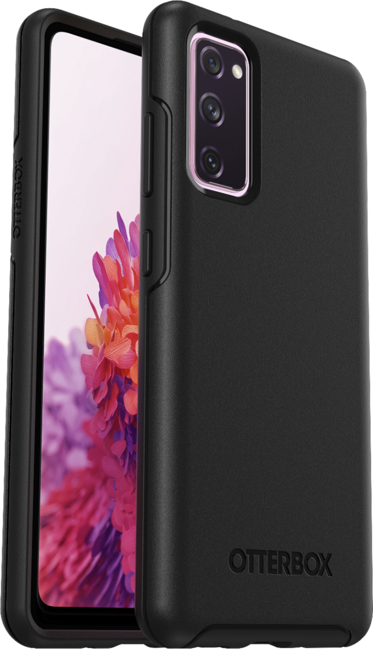 Angle View: OtterBox - Symmetry Series for Samsung Galaxy S20 FE 5G - Black