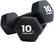Alt View 15. Tru Grit - Hex Neoprene Dipped Dumbbell 10lb Single - Black.