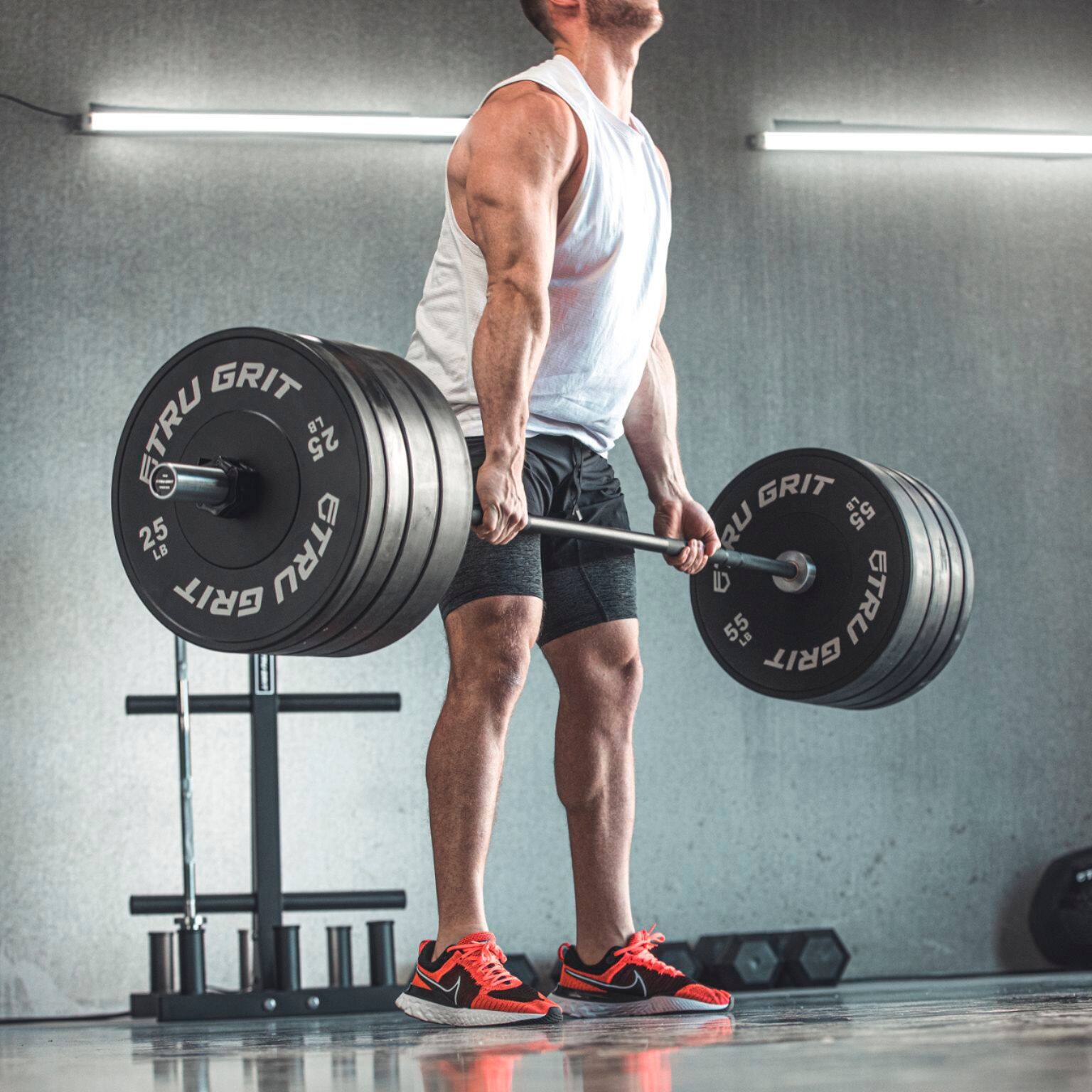 Customer Reviews Tru Grit Bumper Plate 25LB Pair Black BUMP1025 Best Buy