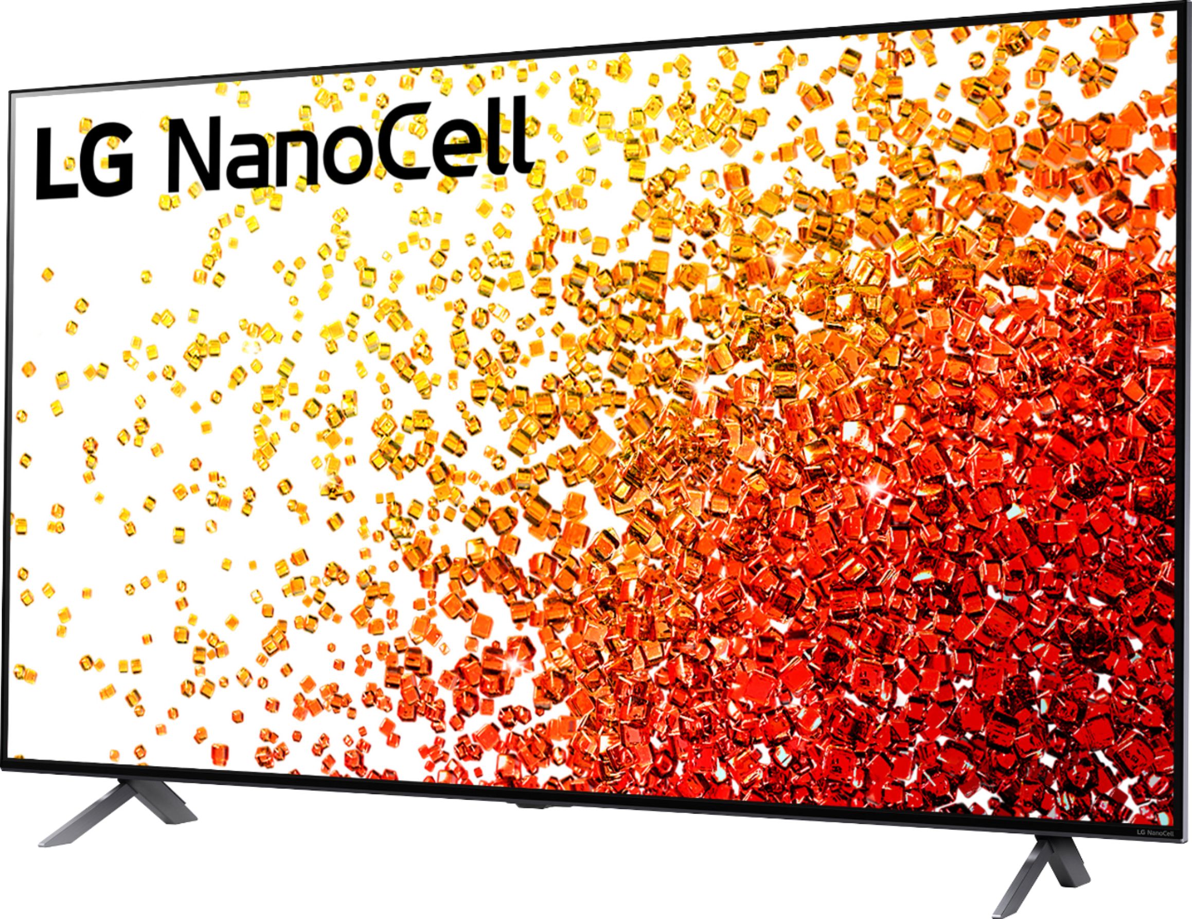 Left View: LG - 55" Class NanoCell 90 Series LED 4K UHD Smart webOS TV