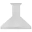 Alt View 12. ZLINE - 36" Externally Vented Range Hood with Built-in CrownSound™ Bluetooth Speakers - Stainless steel.