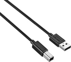 Best Buy essentials™ - 6' USB 2.0-to-USB-B Cable - Black - Alt_View_Zoom_1