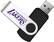 Front Standard. Tribeca - Los Angeles Lakers 8GB USB 2.0 Flash Drive - Black/White.