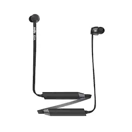 Sudio - Elva Wired Noise Canceling Behind the Neck Earbuds - Black