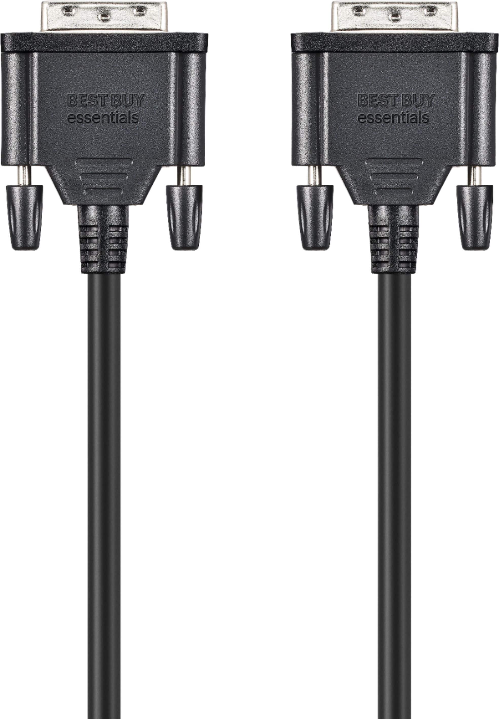 Alt View 12. Best Buy essentials™ - 6.5' DVI-D Single Link Cable - Black.