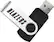 Front Standard. Tribeca - Portland Trail Blazers 8GB USB 2.0 Flash Drive - Black/White.