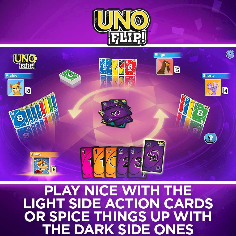 Twist things up as UNO Flip! and UNO Ultimate take things to the