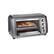 Angle. Hamilton Beach - Sure-Crisp 6-Slice Air Fryer Toaster Oven with Easy Reach Door - GREY.