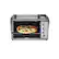 Left. Hamilton Beach - Sure-Crisp 6-Slice Air Fryer Toaster Oven with Easy Reach Door - GREY.