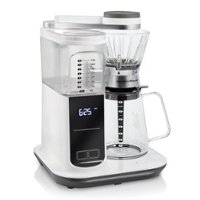 Hamilton Beach - Convenient Craft 8-Cup Automatic or Manual Pour-Over Coffee Maker - WHITE - Front_Zoom