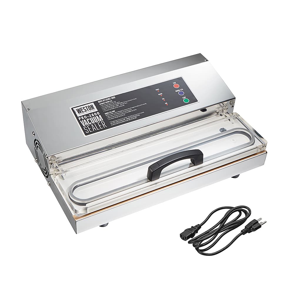 Weston - Pro-2600 Commercial Grade Vacuum Sealer - Stainless Steel - Front_Zoom