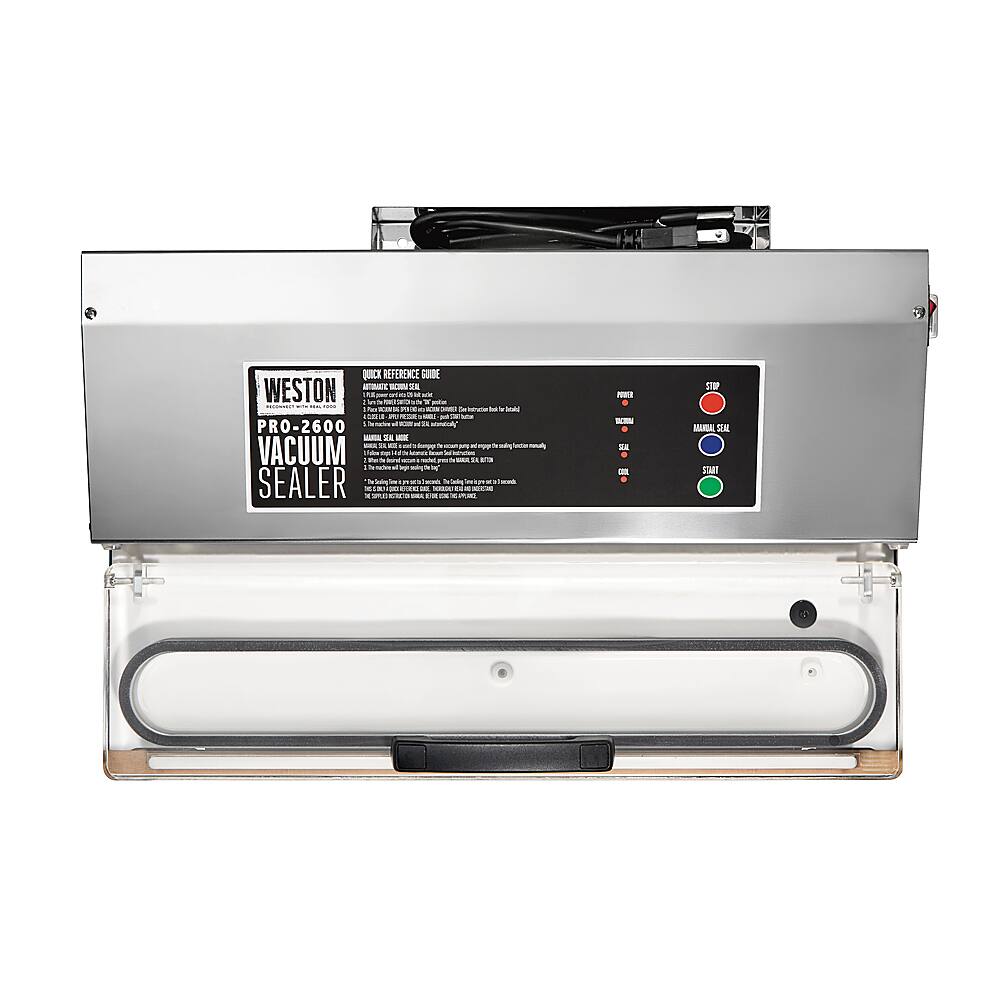Alt View 13. Weston - Pro-2600 Commercial Grade Vacuum Sealer - Stainless Steel.