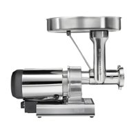 Weston - Butcher Series #22 Commercial Grade Meat Grinder and Sausage Stuffer - STAINLESS STEEL - Front_Zoom