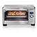 Left. Hamilton Beach - Professional Sure-Crisp 1 Cu. Ft. Digital Air Fryer Toaster Oven with Temperature Probe - STAINLESS STEEL.
