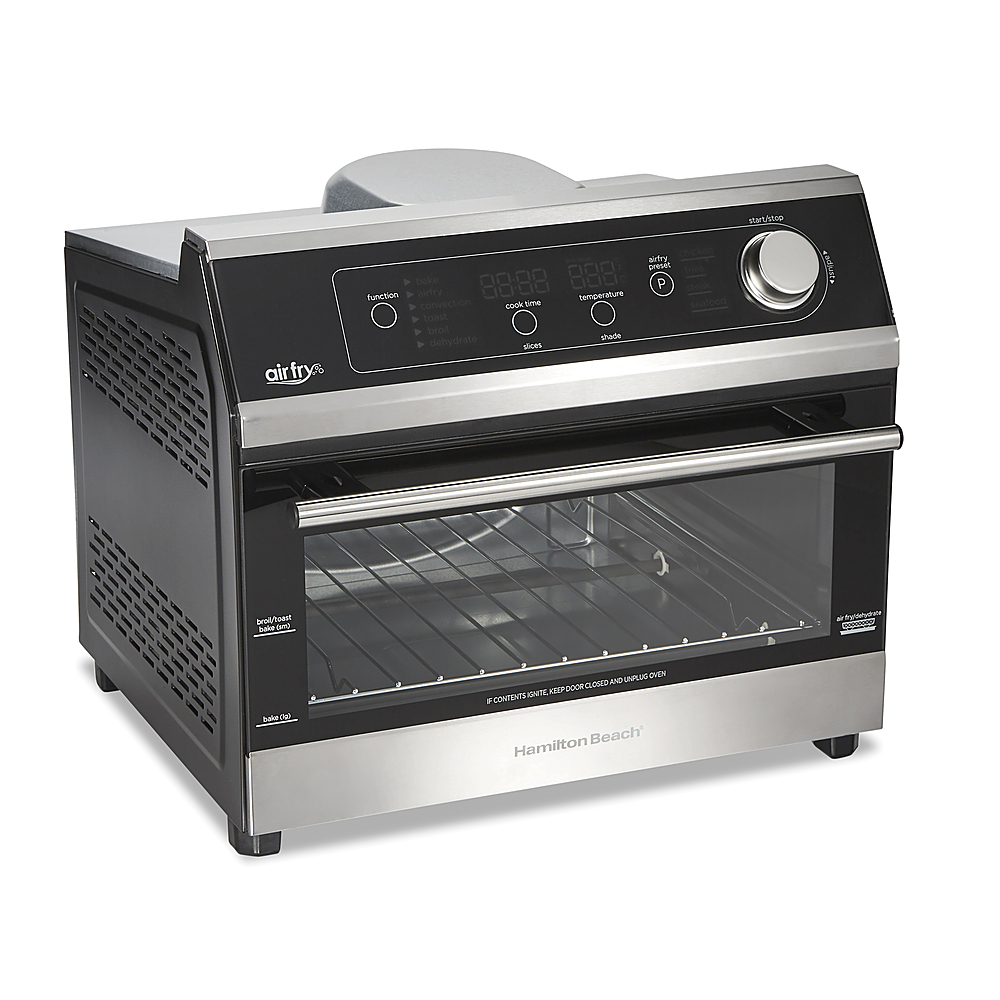 howcoolmall 6 Slice Touchscreen Air Fryer Toaster Oven, Black