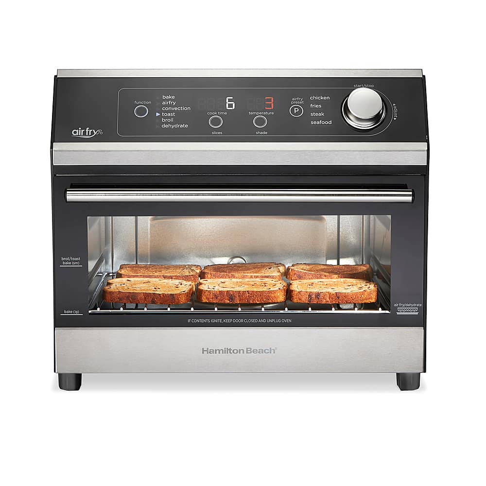 Best Buy Hamilton Beach 6 Slice Digital Air Fryer Toaster Oven BLACK 31220