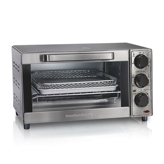 Hamilton Beach Sure-Crisp 4-Slice Air Fryer Toaster Oven STAINLESS STEEL 31403 - Best