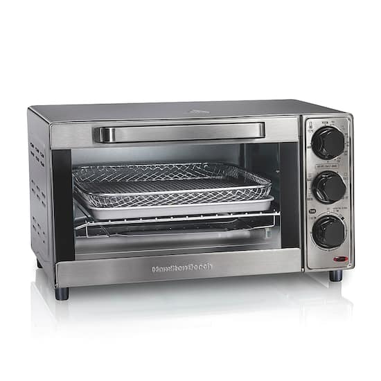 Hamilton Beach Sure-Crisp 4-Slice Air Fryer Toaster Oven STAINLESS STEEL 31403 - Best