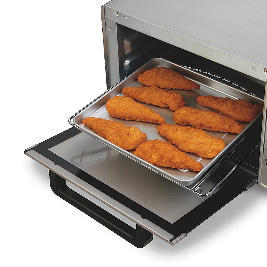 Hamilton Beach Sure Crisp 4 Slice Air Fryer Toaster Oven Stainless ...