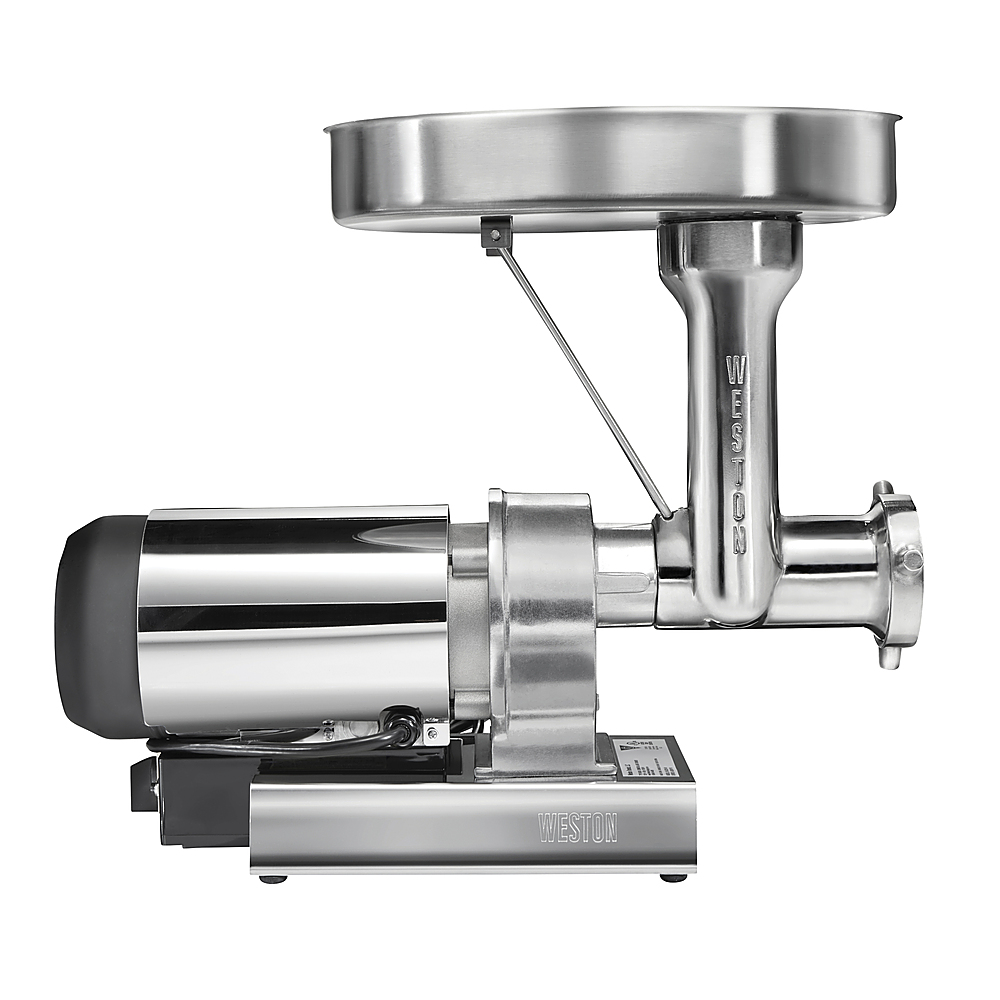 Weston - Butcher Series #32 Commercial Grade Meat Grinder & Sausage Stuffer - STAINLESS STEEL