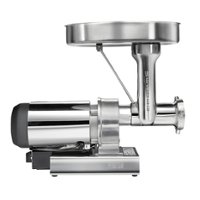 Weston - Butcher Series #32 Commercial Grade Meat Grinder & Sausage Stuffer - STAINLESS STEEL - Front_Zoom