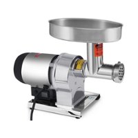 Weston - Butcher Series #12 Commercial Grade Meat Grinder and Sausage Stuffer - STAINLESS STEEL - Front_Zoom