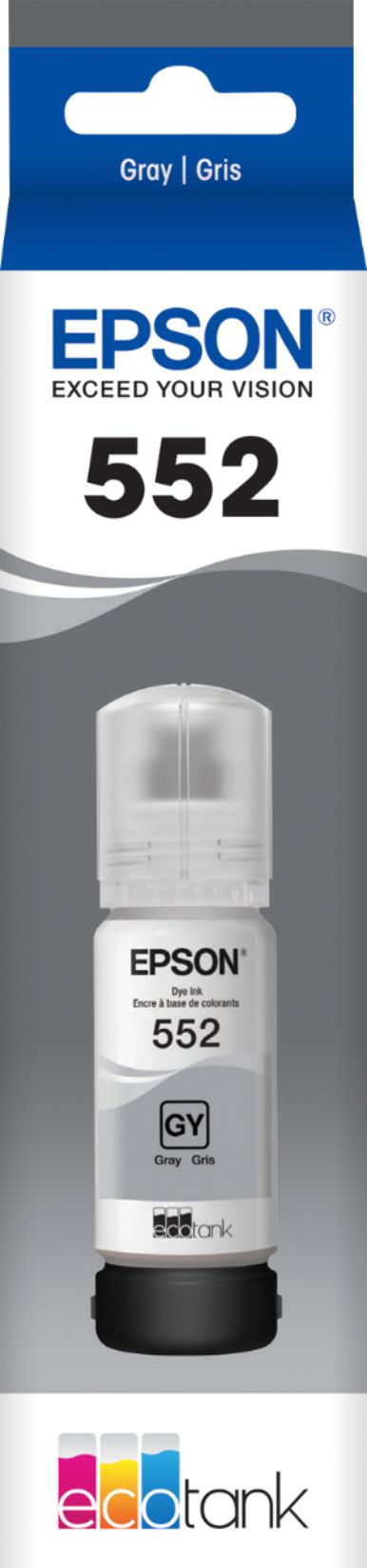 Photo 1 of Epson Claria ET Premium T552 Gray Ink Bottle (70mL)