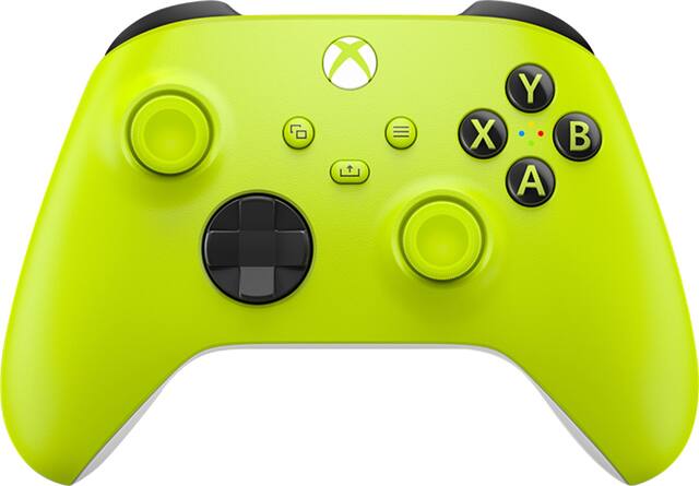 Microsoft - XBOX Wireless Controller for XBOX Series X, XBOX Series S, XBOX One, PCs, and Cloud-Enabled Devices - Electric Volt